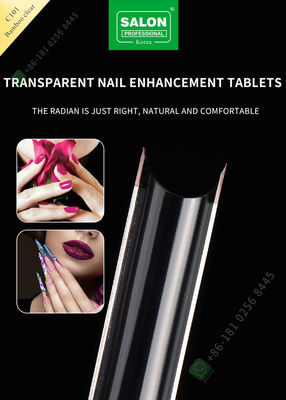 French/C van de Spijkeruiteinden van het Boog Verlengend Bamboe Duidelijk Vals de Manicureuiteinde voor Spijker Art Salon