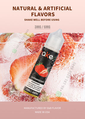 60ml de Vloeistof van het dampsap E voor Elektrische Sigaret Vaporing Juice Smoking Strawberry Flavor