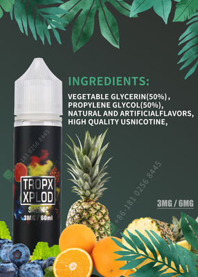 Het Sap e-Sigaret Vaping Vloeibare 30ml 60ml Vape Juice Orange Taste van nicotine e-Vloeibare Vape