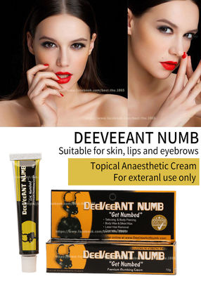 Anti Allergische Gevoelloos makende Lidocaine die van de Verdovingsmiddelenroom 10g Deeveeant Room 10g Hongkong gevoelloos maken