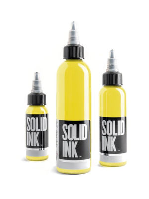 Van de de Tatoegeringsinkt van 120ML 260ML Helder Geel Giftig Organisch de Tatoegeringspigment niet