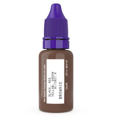 Biotouch van Micro- de Leveringswenkbrauw die Pigmentbrownie pigment color permanent makeup Microblading MicrGel polishgmentation in de schaduw stellen