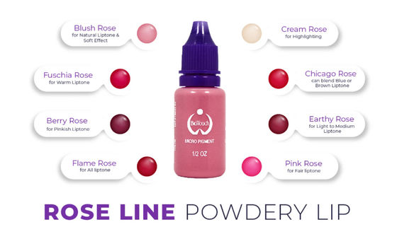 Biotouch van Micro- de Leveringswenkbrauw die Pigmentrose pigment color permanent makeup Microblading MicrGel polishgmentation in de schaduw stellen