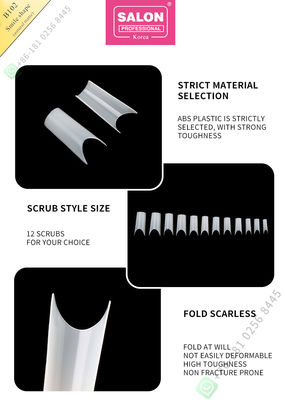 Van de de Kwaliteitsdouane van Matte False Nail Tips High van de glimlachvorm van de Spijker Half Uiteinden de Manicureuiteinde voor Spijker Art Salon