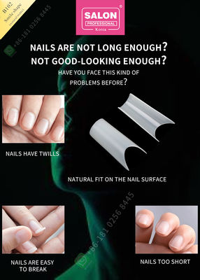 Van de de Kwaliteitsdouane van Matte False Nail Tips High van de glimlachvorm van de Spijker Half Uiteinden de Manicureuiteinde voor Spijker Art Salon
