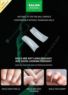 De Dekkingsuiteinden van Eagle Month Nail Tips French van de salonschoonheid Valse Acryl Buitengewoon lange Halve