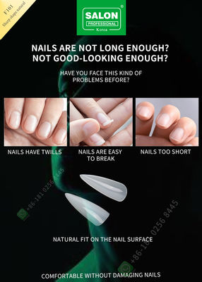 500pcs scherpe Vorm Dameartificial nails half Uiteinden en Volledige Dekkings Valse Spijker