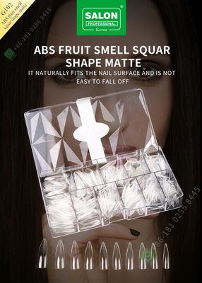 ABS van de Vormmatte lady french style artificial van de Fruitgeur Scherpe Valse de Spijkers Halve Uiteinden en Volledige Dekkings Valse Spijker