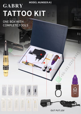 Machine Kit Wireless Tattoo Machine Pen van de aluminium de Roterende Permanente Make-up