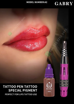 De purpere Draadloze Tatoegering Pen Warranty van de Wenkbrauwmake-up 1 Jaar