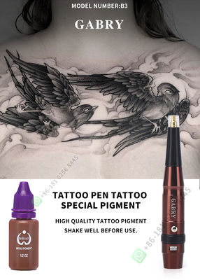 De Draadloze Roterende Machine met geringe geluidssterkte van Tatoegeringspen for lips rechargeable tattoo