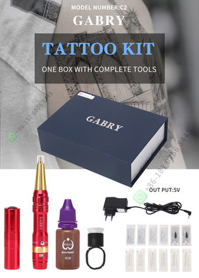 De navulbare Machine Kit For Body Permanent Makeup van de Batterijtatoegering