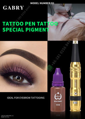 Pen van de de Machine10v Draadloze Tatoegering van de aluminium de Permanente Make-up