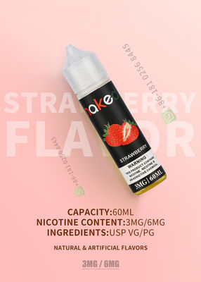 E-vloeibaar Hoog e-Sap - het Aroma e-Sigaret Zuivere en Veilige Vaping Vloeibare 60ml van de kwaliteitsaardbei
