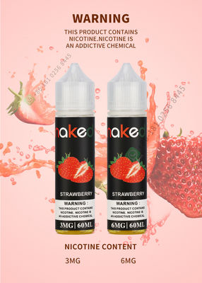 Vape Vloeibare van de e-Sigaret de Smaak5mg 6mg Nicotine MSDS Olieaardbei