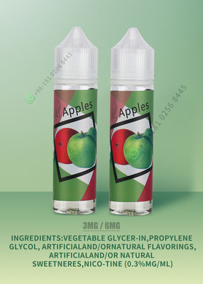 FCC 3mg 6mg e-Vloeibare Vape Juice Vaping Liquid 24 Maanden Houdbaarheid