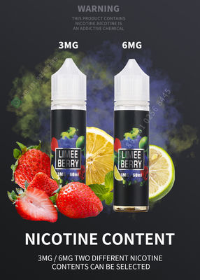 OEM 60ml Vape Juice Nicotine Salt For E de Pen van Sigaretvape