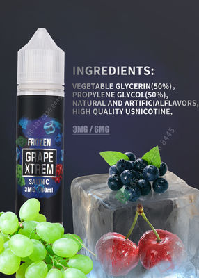 OEM 2.029OZ Vape Materiële FCC van de Sap6mg 11mg 12mg Nicotine