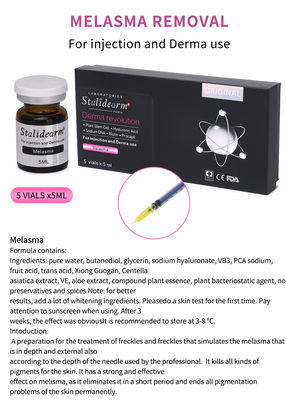 5 ml anti-melasma serum vloeibare injectie set met OEM aanpassing