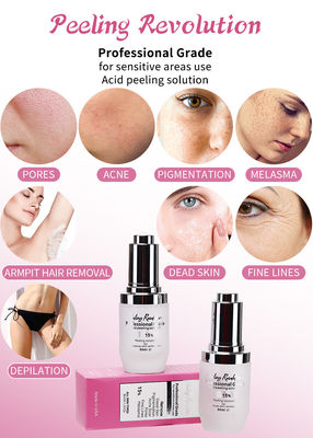 30 ml huid peeling serum / professionele kwaliteit vloeistof set voor gezichtshuid exfoliatie oplossing