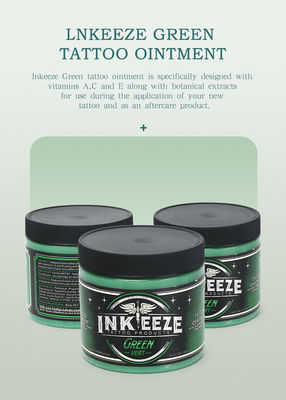 Fabrieksvoorziening Tatoeageproduct Inkeep Groene tatoeage zalf Genezende crème Vitaminen A en C