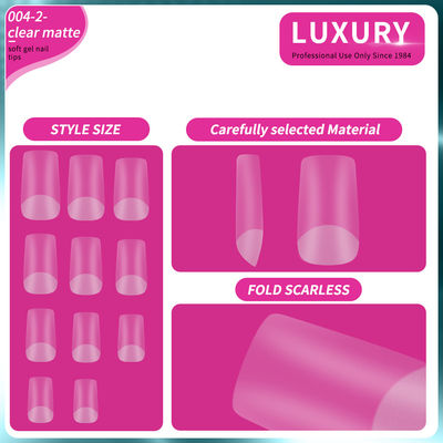 500 stuks per doos Middellange vierkantvormige valse nagels voor nagelverlenging manicure gereedschappen 11 maten