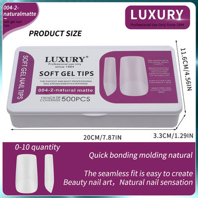 500 stuks per doos Middellange vierkantvormige valse nagels voor nagelverlenging manicure gereedschappen 11 maten