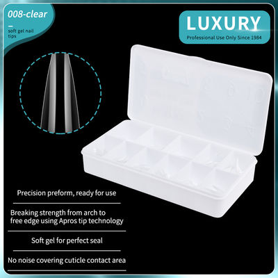 500pcs Medium Stiletto Nagel tips Halve cover Valse Nagel scherpe vorm Acryl kunstmatige Valse Nagels 11Maatregelen