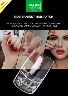 Half cover acryl valse nagel 12 maten met zakken voor nagelverlenging