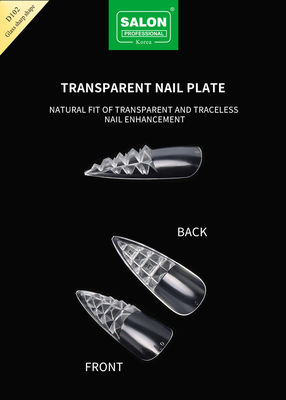Lange scherpe vorm nep nagel tips ultra dun zachte gel full cover valse nagels 12 maten