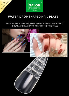 Lange scherpe vorm nep nagel tips ultra dun zachte gel full cover valse nagels 12 maten
