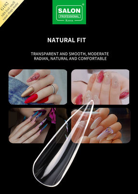 Professionele ABS scherpe vorm valse nagels Full Clear Acrylic valse nagel tips 12 maten voor thuis DIY