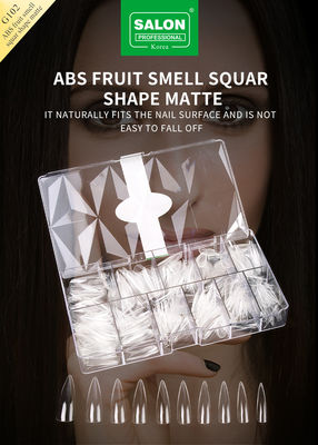 Professionele ABS scherpe vorm valse nagels Full Clear Acrylic valse nagel tips 12 maten voor thuis DIY