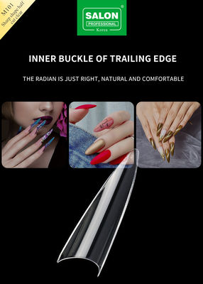 Scherpe vorm valse nagels Halve cover ABS Acryl valse nagels Groothandel