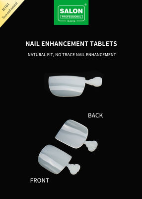 Natuurlijke kleur valse teennagels set full cover acryl teentjes nagel voor salon-afwerking nagelkunst