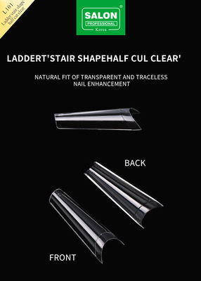 Ladder Shape Nail Tips Long Half Cover Ballerina Valse nagels met zeer effectieve Nail Art Beauty