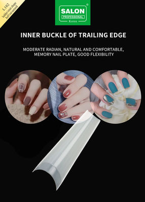 Halve cover tips naadloze manicure accessoire kit ultra dunne nagelverlengingen DIY nagelkunst