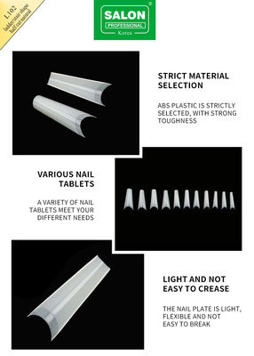 Halve cover tips naadloze manicure accessoire kit ultra dunne nagelverlengingen DIY nagelkunst