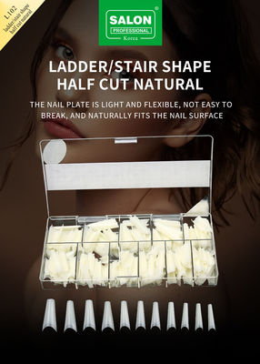 Halve cover tips naadloze manicure accessoire kit ultra dunne nagelverlengingen DIY nagelkunst