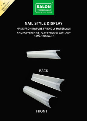 Halve cover tips naadloze manicure accessoire kit ultra dunne nagelverlengingen DIY nagelkunst