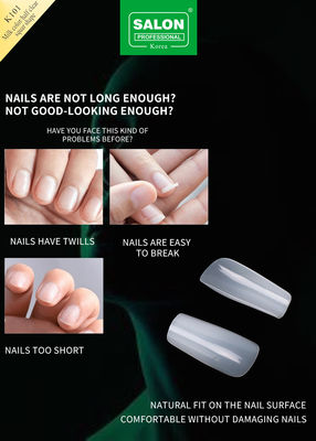 500pcs/Box ABS Salon Professionele valse nagels voor DIY Nagelkunst