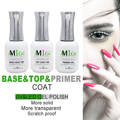 Amigo Gel Nagellak Kit 18 ml Semi-Permanent Soak Off UV / Led Vernis Voor Salon Nagel