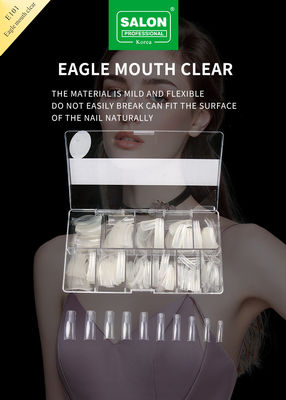 Medium Pre-Shaped naadloze heldere kleur nep nagel tips voor doe-het-zelf thuis nagelsalon 12 maten