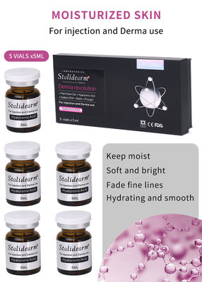 5 ml* 5 flacons Hyaluronzuur Serum Injectie voor huidversterker Voor opheldering en hydratatie