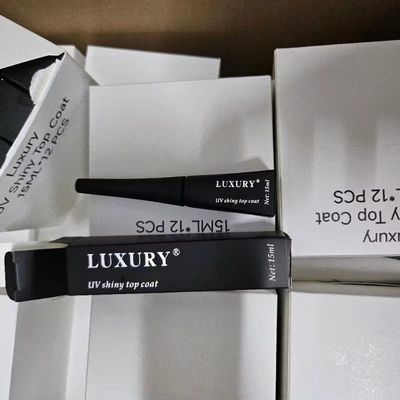 Fabrieksvoorziening Privémerk Glanzende topjas DIY UV gel nagellak voor nagel schoonheidssalon