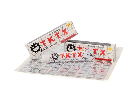 Hoogwaardige waterbasis, niet-vette TKTX verdovende crème voor tatoeages en body piercing