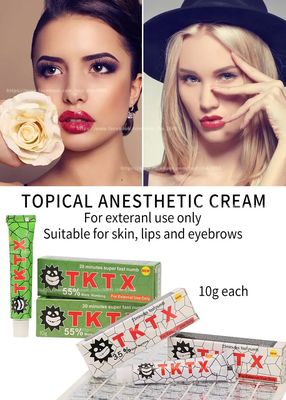 TKTX verdovende crème 10g water gebaseerde niet-vettige tatoeage anesthetische crème met snelle levering 3 tot 7 dagen