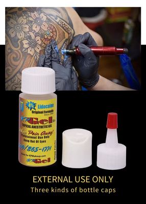 Snelwerkende tatoeage verdovende gel met 2% lidocaïne en 1,5% tetracaïne voor maximale kracht pijnverlichting