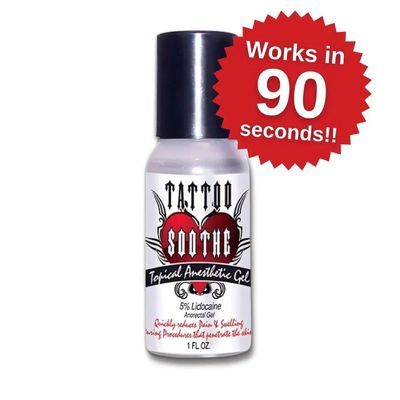 Snelwerkende tatoeage verdovende gel met 2% lidocaïne en 1,5% tetracaïne voor pijnverlichting in 1,2 oz/pcs