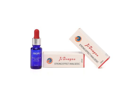 Jilong snellachtige tatoeage verdoving oplossing 20 ml/fles voor pijnverlichting stopt bloeden en voorkomt allergieën